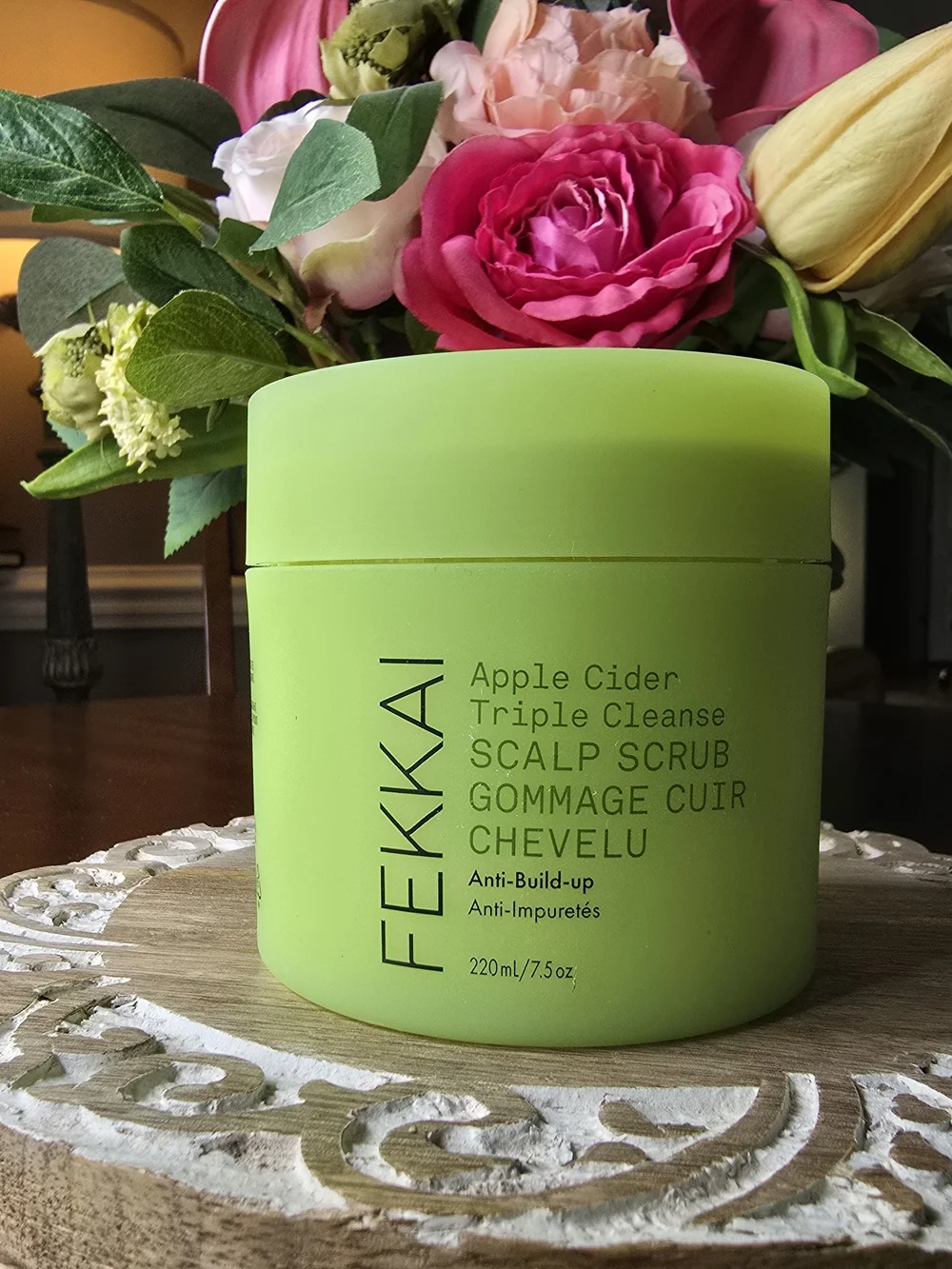 FEKKAI Apple Cider Triple Cleanse Scalp Scrub - Green